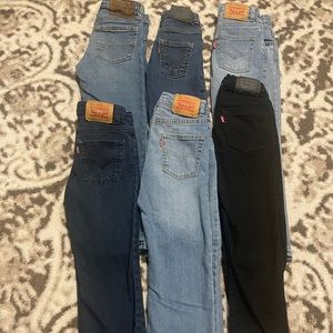 NWOT/EUC. Boys Bundle of Levi’s. 6 pairs.